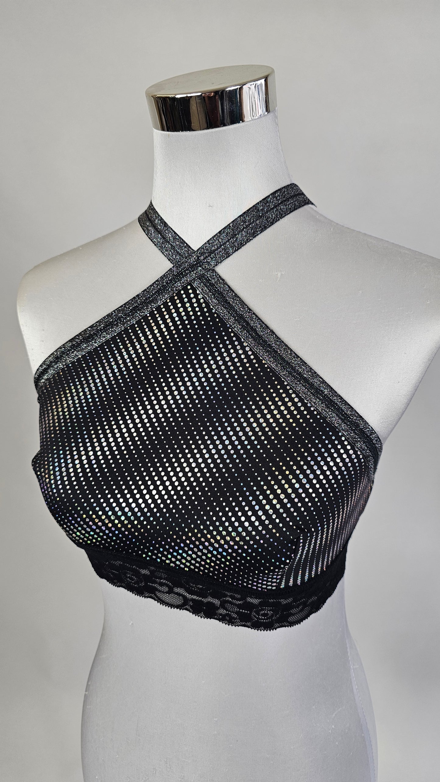 Triangel Top HOLO SILVER