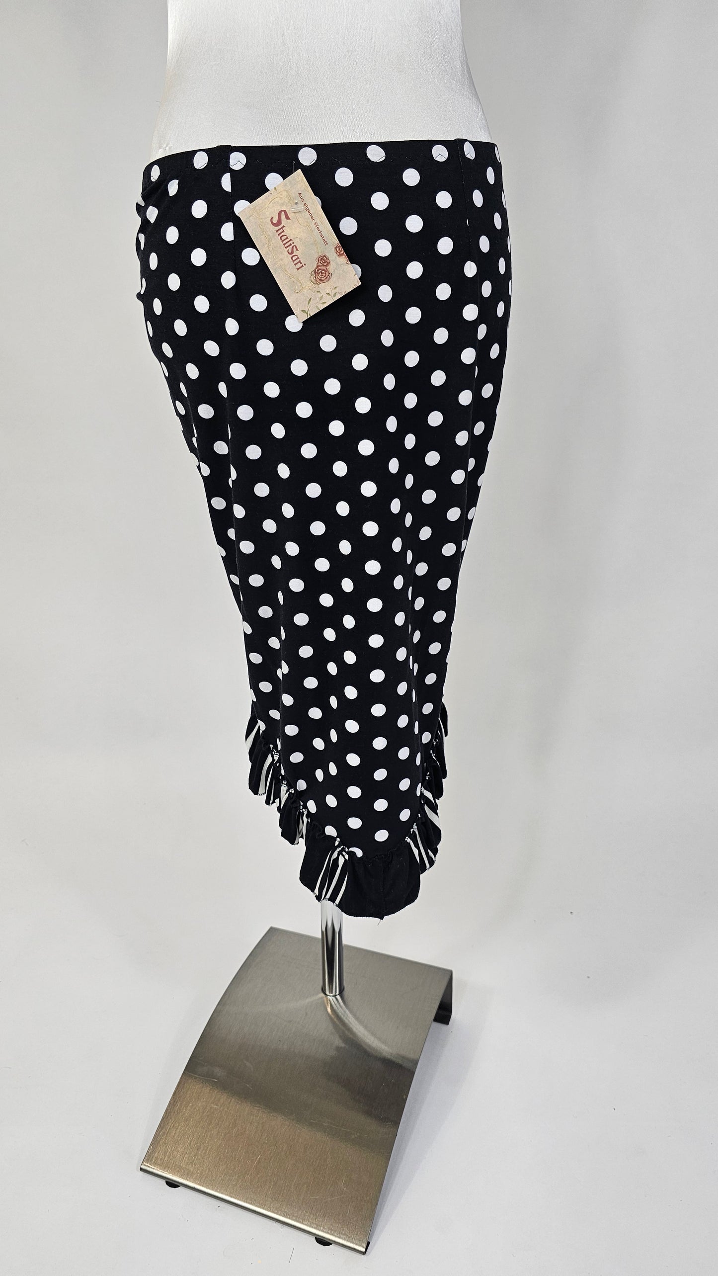 Flexi Scarf Dots Black/White