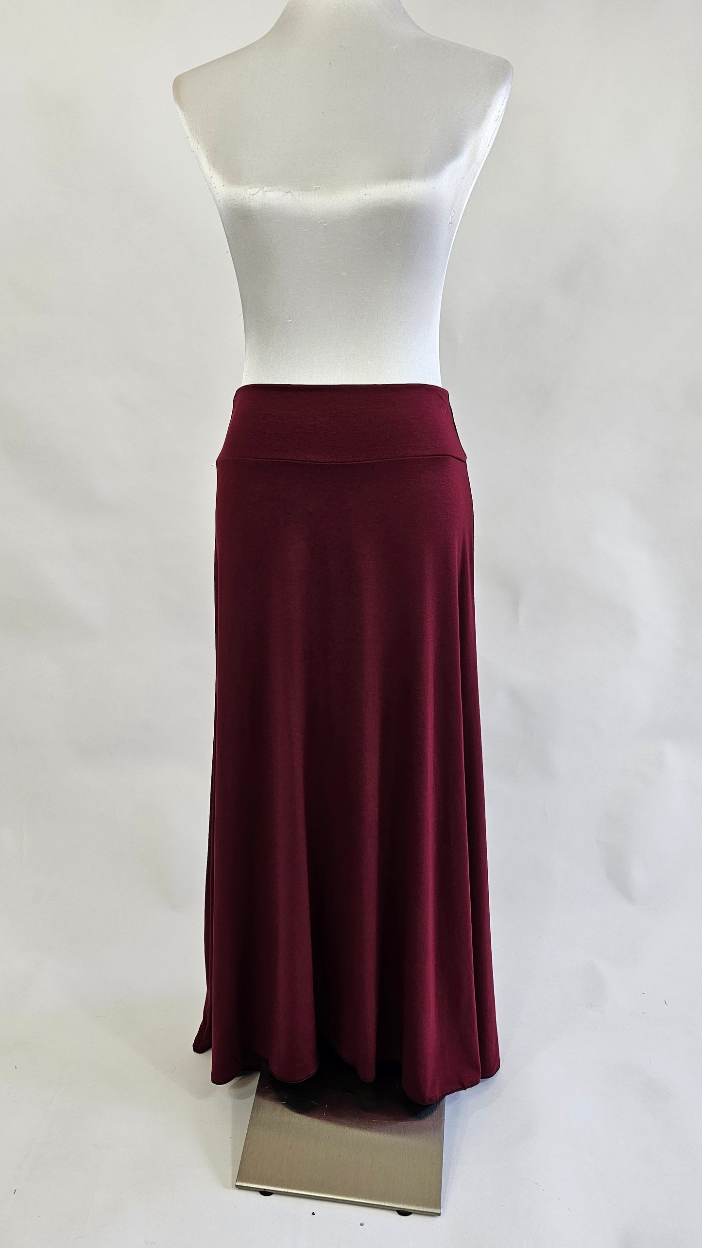 7/8 Layering Skirt Burgundy