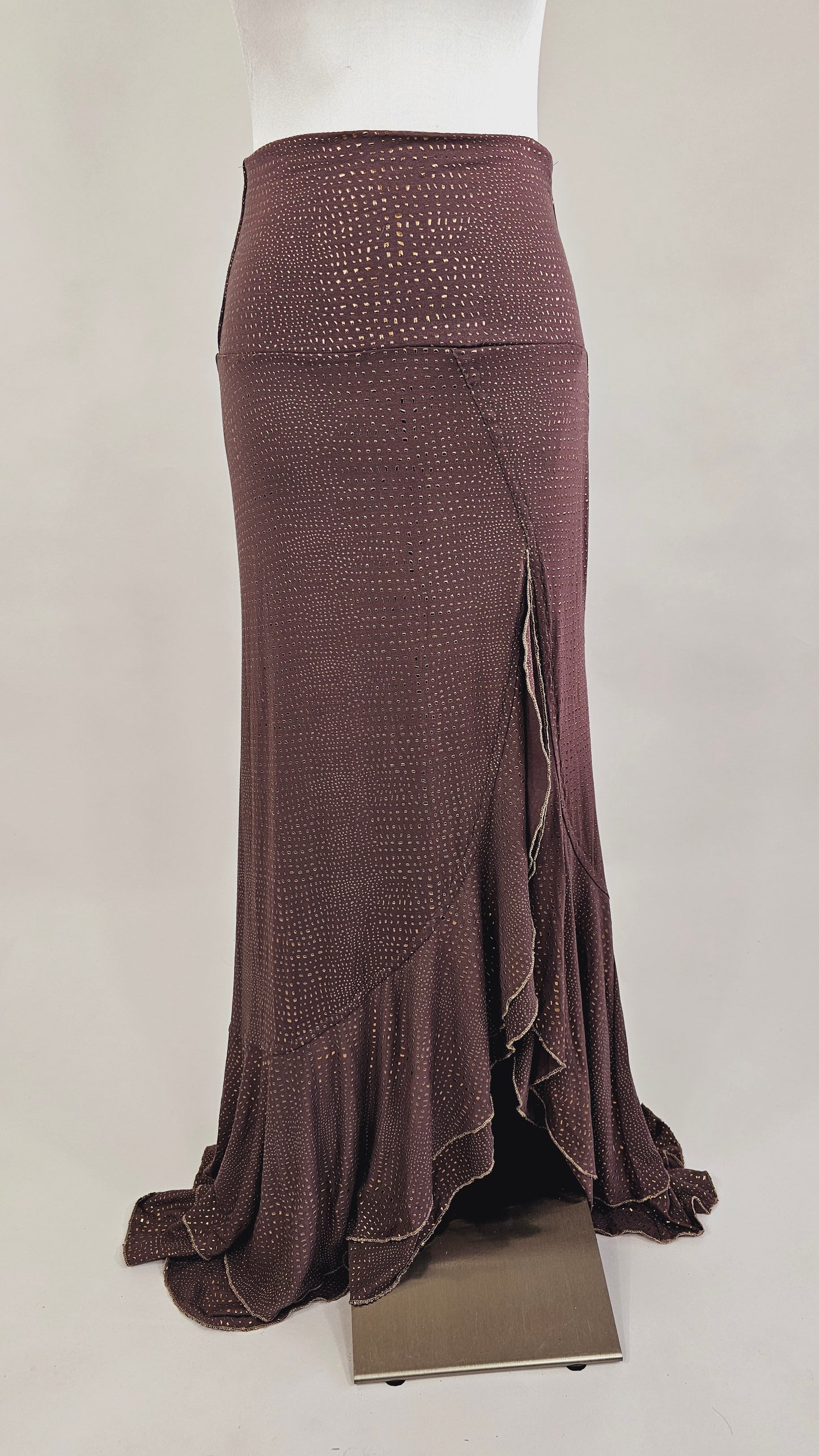 Flamenco Skirt "TAUPE/GOLDDROPS"