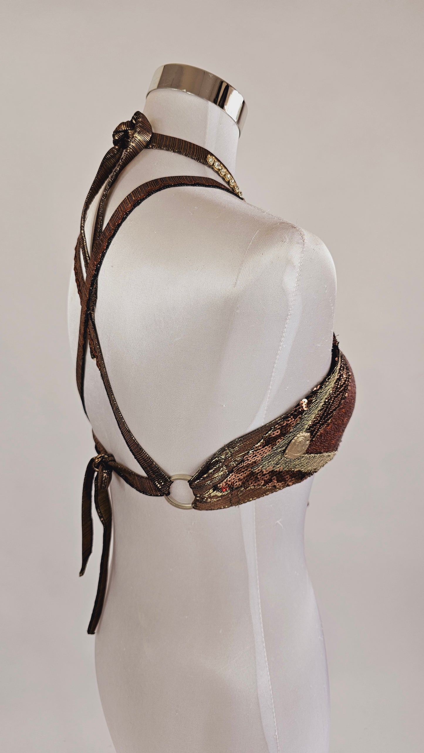 KIKI BRA (Slim) "Assuit/ Copper Metall"
