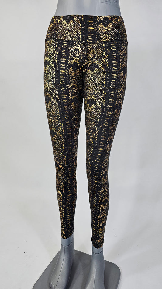 Leggings SNAKE Black/Gold