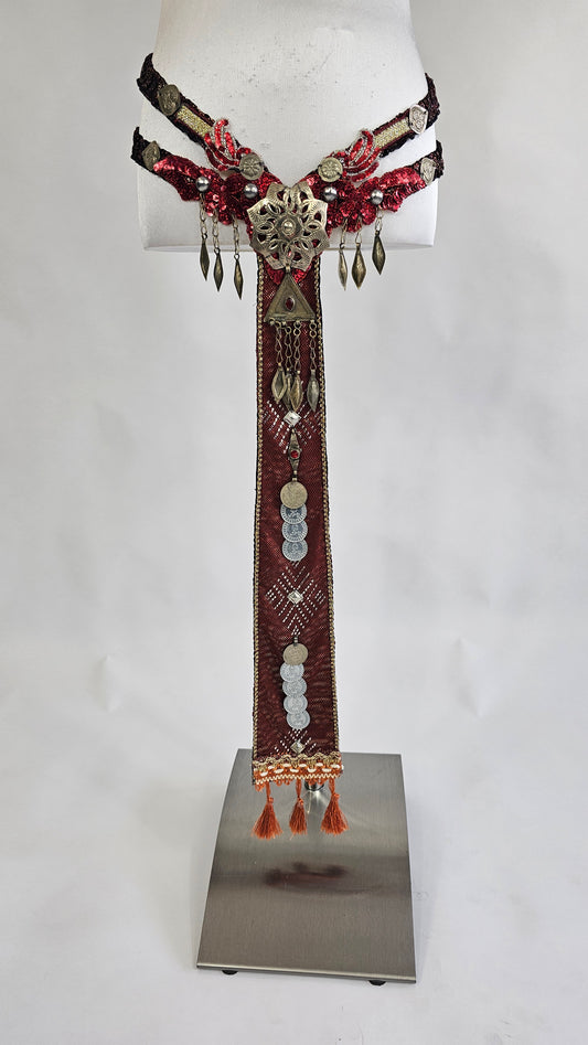 FlexiBelt Double Long ASSUIT RED/SILVER