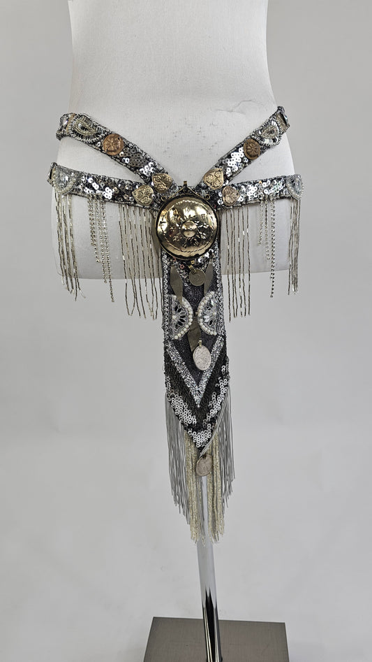 Flexi Belt Double ETHNO SILVER